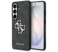 Guess Coque 4G pour Samsung Galaxy S26 – Logo métal – Noir