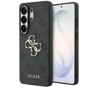 Guess Coque 4G Logo Métal Backcover pour Samsung Galaxy S26 Ultra – Noir