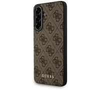 CG MOBILE Guess 4G Metal Gold Logo Coque pour Samsung Galaxy A56 (marron)
