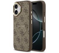 Guess Guess Coque MagSafe Classic avec logo 4G iPhone 17 Marron Marron