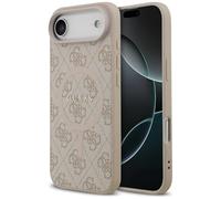 CG MOBILE Guess 4G Ring Classic Logo Compatible avec MagSafe Coque pour iPhone 17 Air (rose)