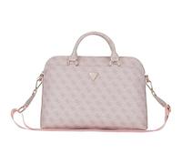 CG Mobile Sacoche pour ordinateur portable Guess 4G – fermeture éclair, logo triangle, 15" Rose
