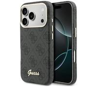 CG MOBILE Guess 4G Script Compatible avec Coque MagSafe pour iPhone 17 Pro (Noir)