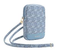 CG MOBILE Guess Bag GUWBZPGCSPGB Bleu Zip GCube Bande inférieure Pochette pour Telephone