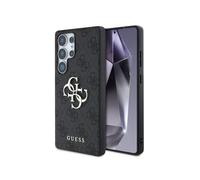 CG MOBILE Guess Big 4G Logo Classic Logo Coque pour Samsung Galaxy S25 Ultra (Noir)