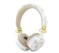 CG Mobile Guess Casque Bluetooth ENC 4G Triangle Forme Ronde Blanc