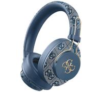 CG Mobile Guess Casque Bluetooth ENC Metal 4G Logo (Bleu)