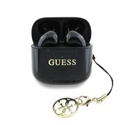 CG MOBILE Guess Charm TWS Écouteurs sans Fil avec Effet Brillant et Logo Classique Noir