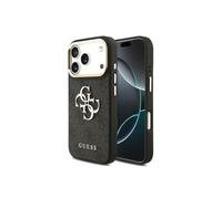 CG MOBILE Guess Coque 4G avec logo classique pour iPhone 18 Pro/iPhone 17 Pro (noir/doré)