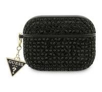 CG Mobile Guess Coque de protection à breloques pour AirPods Pro 3 Motif triangle strass Noir