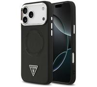 Guess Coque de protection MagSafe Triangle Logo pour iPhone 17 Pro Max Noir