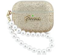 CG Mobile Guess Coque de protection avec perles scintillantes pour AirPods Pro 3 Doré