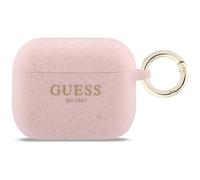 CG Mobile Guess Coque de protection en silicone à paillettes pour AirPods Pro 3 Rose