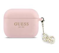 CG Mobile Guess Coque de protection en silicone pour AirPods Pro 3 Rose