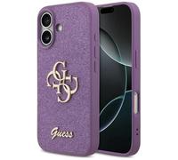 CG MOBILE Guess Coque de protection fixe à paillettes pour iPhone 17 (violet)