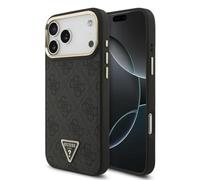 CG MOBILE Guess Coque magnétique avec logo triangle 4G pour iPhone 18 Pro Max (noir)