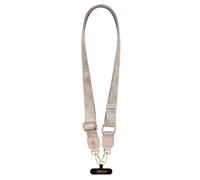 CG MOBILE Guess Crossbody universel réglable en cuir PU 4G et patch de sangle de maintien (rose)