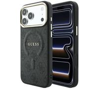 Étui Guess Embossed 4G Classic pour iPhone 18 Pro / 17 Pro, noir