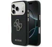 CG MOBILE Guess FW Resing Logo Coque pour iPhone 17 Pro Max (Noir)