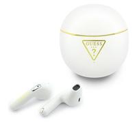 Guess Casque TWS CG Mobile Gold Line Triangle Blanc