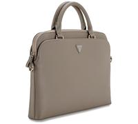 CG MOBILE Guess Grained Poche zippée avec logo triangle 15" (marron)