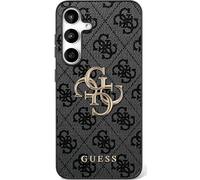 CG MOBILE Guess Grande coque avec logo classique 4G pour Samsung Galaxy S25 FE (noir)