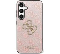 CG Mobile Guess Grande Coque avec Logo Classique 4G pour Samsung Galaxy S25 FE (Rose)