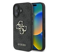 CG Mobile Guess GUHCP16S4GMGGR Coque pour iPhone 16 6,1" Noir Coque Rigide 4G Big Logo