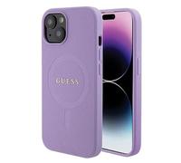 CG Mobile Guess GUHMP15MPSAHMCU Coque Rigide pour iPhone 15 Plus 6,7" Violet Saffiano
