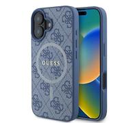 CG Mobile Guess GUHMP16MG4GFRB Coque pour iPhone 16 Plus 6,7" Bleu Rigide 4G Ring Classic Logo