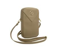 CG Mobile Sac à fermeture éclair Guess GUWBZPGSTEGD Triangle 4G Or clair