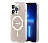 CG Mobile Guess HC Magfit 4G Coque pour iPhone 15 Pro Rose