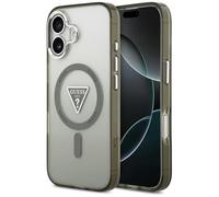 Etui Guess IML Gradient Triangle Logo MagSafe do iPhone 17 khaki