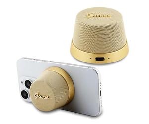 CG Mobile Guess Mini Haut-Parleur Bluetooth magnétique de la Marque Guess, Profitez de la Mode comme Style de Vie avec Cette Enceinte Portable, Cadeau Guess Original pour Homme et Femme