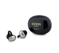 CG MOBILE Guess OWS Casque avec finition métallique et logo classique, noir