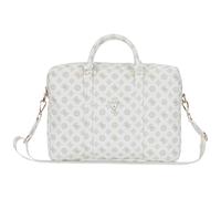 CG MOBILE Guess Sacoche pour ordinateur portable 4G Peony Poche avant zippée Logo triangle 16" (Blanc), Blanc.