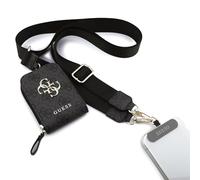 CG MOBILE Guess Sangle universelle avec pochette pour accessoires Noir