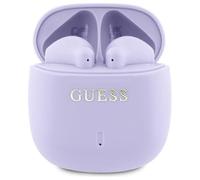 Casque sans fil TWS Guess Printed Classic Logo violet