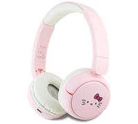 CG Mobile Casque supra-auriculaire Hello Kitty Face Logo Bluetooth 5.3 Autonomie 30 h Rose