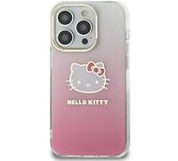 CG MOBILE Hello Kitty HKHCP15SHDGKEP Coque pour iPhone 15 6.1 Rose Hardcase IML Gradient Electrop Kitty Head