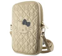 CG Mobile Sac à bandoulière Hello Kitty HKPBPEKHBPD doré avec nœuds matelassés