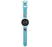CG MOBILE Hello Kitty HKUWLSCHBLB Bracelet de montre universel en silicone Kitty Head Bleu 22 mm, Silicone