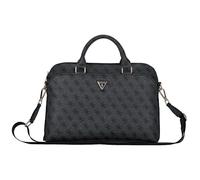 CG MOBILE Housse pour ordinateur portable Guess 4G avec fermeture éclair et logo triangle de 15 pouces (noir), Noir