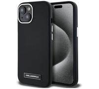 CG Mobile Karl Lagerfeld FW Plaque métallique Compatible avec MagSafe pour iPhone 15 (Noir)