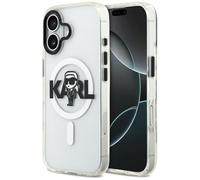 CG MOBILE Karl Lagerfeld IML Karl Logo esquisse compatible avec MagSafe Coque pour iPhone 17 (transparent)