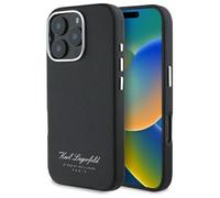CG Mobile Karl Lagerfeld KLHCP16LPGWCMKHK Coque pour iPhone 16 Pro 6,3" Noir Hotel RSG