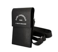 CG MOBILE Karl Lagerfeld KLWBSARSGK Sacoche pour Smartphone Noir/Noir Embossed RSG