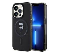CG MOBILE Karl Lagerfeld Magsafe IML IKonIK Coque pour iPhone 15 Pro Noir