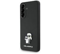 CG MOBILE Karl Lagerfeld Saffiano w/K&C Metal Logo Coque pour Samsung Galaxy A56 (noir)