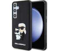 CG MOBILE Karl Lagerfeld Samsung Galaxy S24 Coque arrière 3D Caoutchouc Karl & Choupette Noir (S926-Galaxy S24 Plus)
